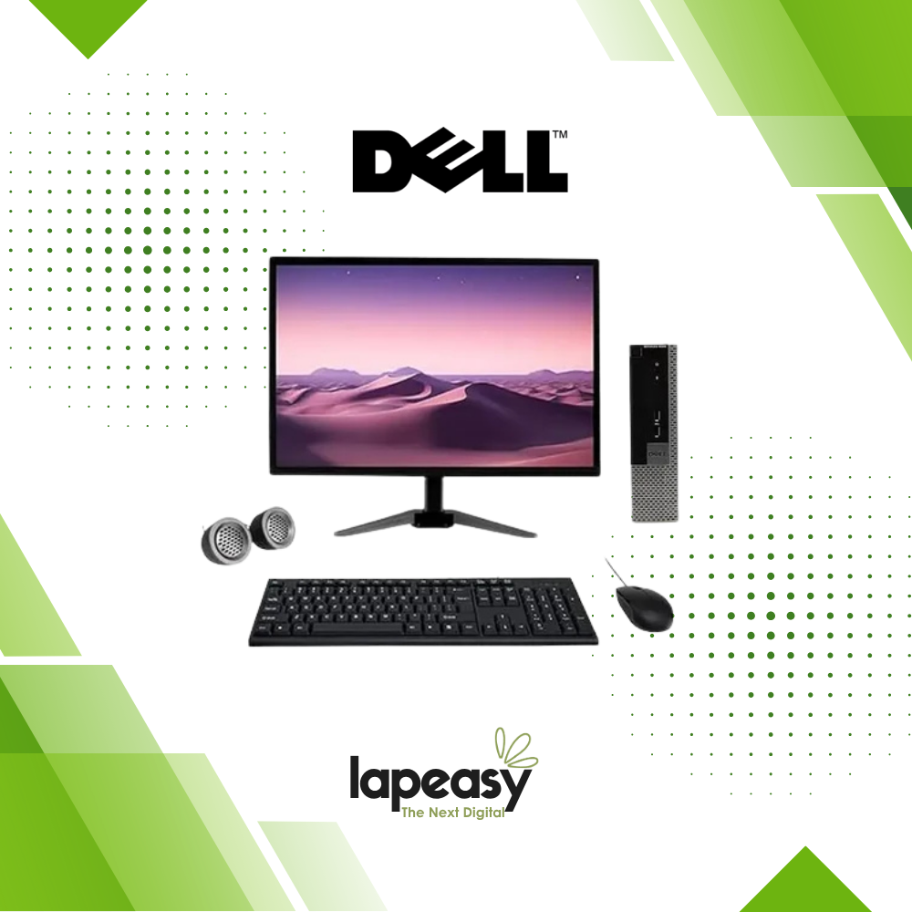 Dell OptiPlex 9020 All-in-One Desktop Computer Set | Intel i5-4th Gen | 22" HD LCD Monitor| Wired KB & Mouse | Speakers | WiFi | Windows 10 Pro | Refurbished